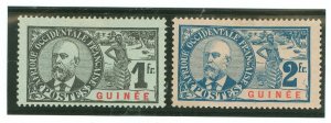 French Guinea #45-46 Unused Single