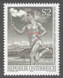 Austria Scott 936  MNH** 1972 Olympic Torch bearer