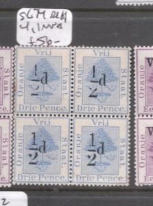 Orange Free State SG 74 Block of Four One MNH (2dgr)