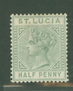 St. Lucia #27a Unused Single