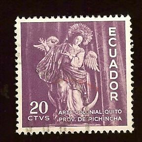 Ecuador 653 20c Virgin of Quito used