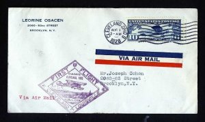 # C10 on CAM # 16 First Flight cover, Cleveland, OH to Dayton, OH - 8-1-1928