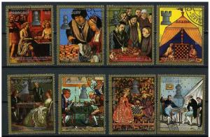 Nicaragua 1978 - Scott 1791 .. 1792, set of 8 CTO - Painting