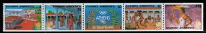 GREECE SG1784/8B 1988 OLYMPIC GAMES IMPERF x PERF MNH