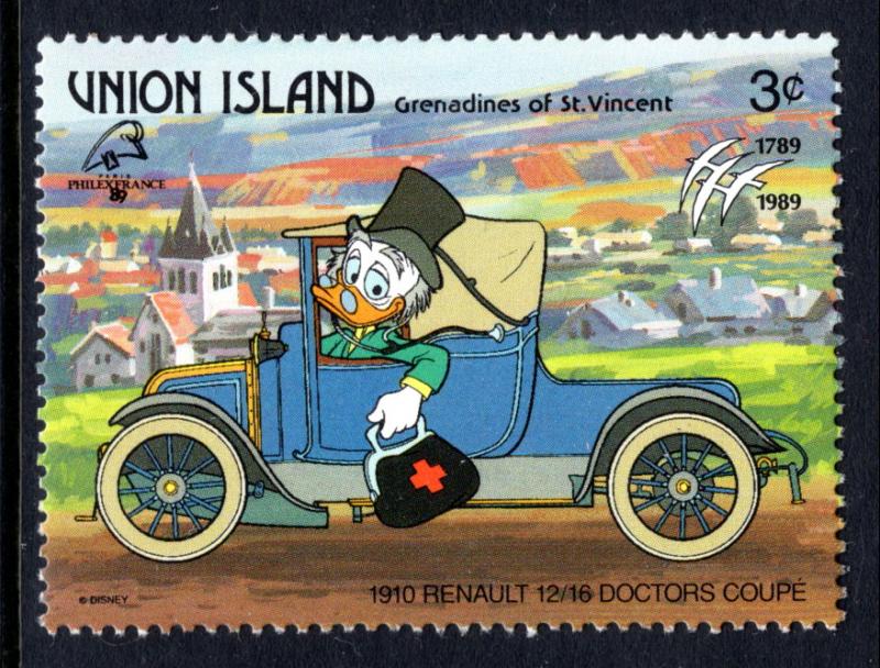 St Vincent Grenadines Union Island 243 Disneys MNH VF