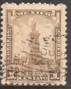 MEXICO 687A, 1¢ MORELOS MONUMENT. USED F-VF. (496)