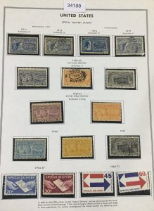 MOMEN: US STAMPS #USED COLLECTION LOT #34188