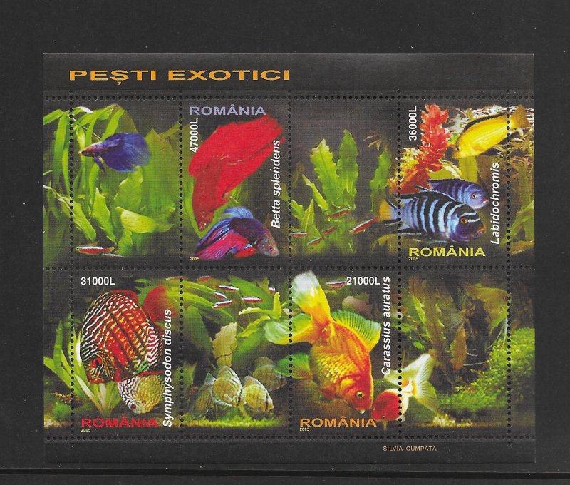 FISH - ROMANIA  #4714a   MNH