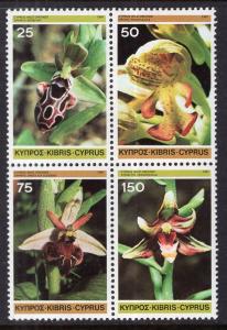 Cyprus 568a Orchids MNH VF