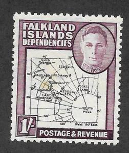 FALKLAND ISLANDS DEP Scott #1L8 Mint 2018 CV $3.00