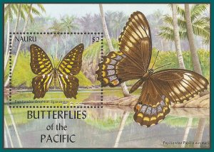 Nauru 2002 Butterflies, MS MNH #498,SGMS545
