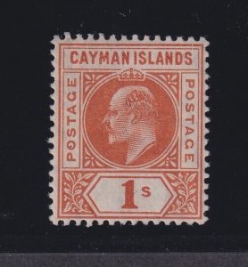 Cayman Islands, SG 12 var, MLH Slotted Frame variety