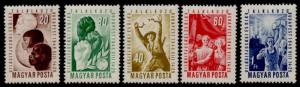 Hungary 851-5 MNH World Festical of Youth & Students