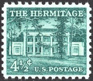 SC#1037 4½¢ The Hermitage Single (1959) MNH