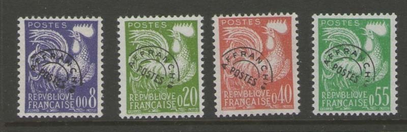 France 1960 Sc 952-955 MNH