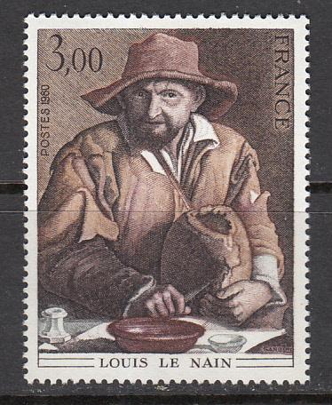 France SC# 1692  1980 3 Fr Painting MNH