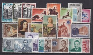 SAN MARINO ^^^^^sc# 491//C108  MNH  sets   $$@ lar 1063san