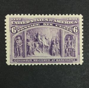 US #235 MINT OG LH $60 LOT #8281