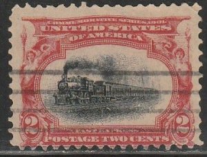 U.S. 295, 2¢ USED. G-F. (326)