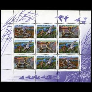 RUSSIA 1992 - Scott# 6092a Sheet-Ducks NH