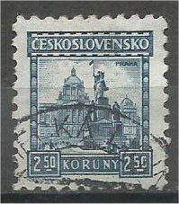 CZECHOSLOVAKIA, 1929, used 2.50k, Statue. Scott 164