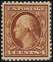 334 Mint,OG,VLH... SCV $35.00