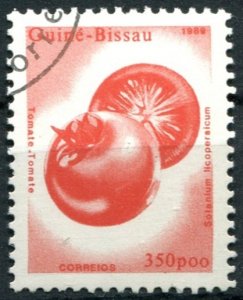 Guinea-Bissau Sc#881 Used, 350p multi, Fruits (1989)