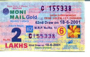 Bhutan Lottery Ticket