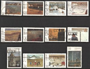 Canada SC#1016-1027 32¢ Canada Day: Paintings (1984) Used