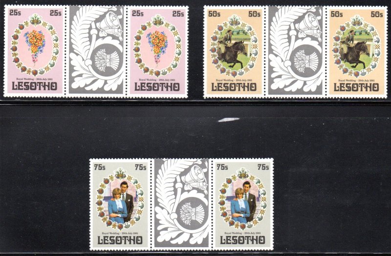 LESOTHO 335-7 MNH SCV $3.80 BIN $4.00 ROYALTY