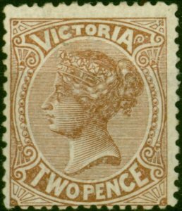 Victoria 1880 2d Sepia SG202 Good MM