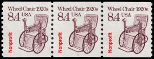 United States - Scott 2256 - Mint-Never-Hinged - Coil Strip of Three - PN 1