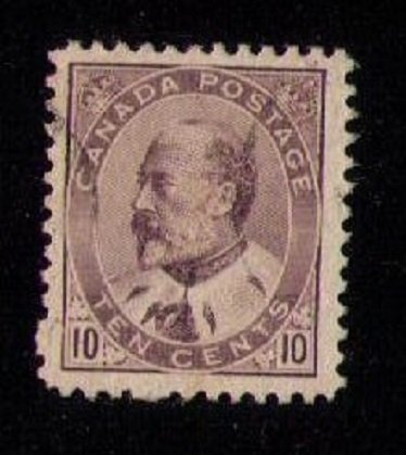 CANADA Sc 93 Lilac Brown Used F-VF