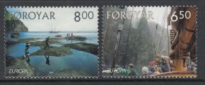 Faroe Islands 447-448 MNH VF