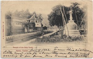 Colombo, Ceylon to Cleveland, OH 1902 (52518)