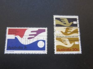 Australia 1974 Sc 597-98 set FU