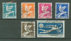 Switzerland #210-215 Used Single (Complete Set)