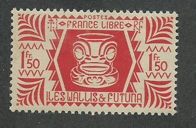 Wallis & Futuna Scott Catalog Number 134 Issued in 1944