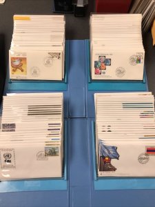 13 Albums United Nations FDC 1970’s-2000’s No Addresses 1300+ Covers