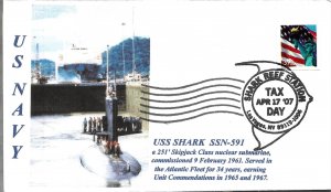 SHARK (SSN-591) 17 April 2007 Shark Reef Station Tax Day Station