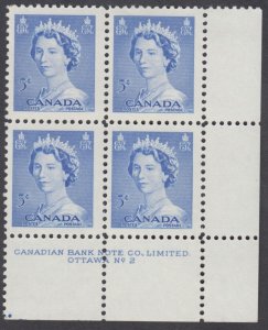 Canada - #329 QE II Karsh Portrait Plate Block #2 - MNH