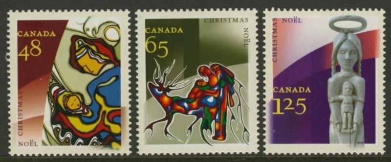 Canada 1965-7 MNH Christmas, Aboriginal Art