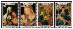 AITUTAKI 1986 Christmas set of 4 values MNH