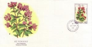 St. Vincent FDC SC# 830 Sweet Marjoram L298