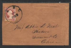 US # 11 to Hudson,OH 1800's Cover