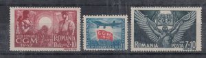 Romania 1947 STAMPS CGM LABOUR II CONGRESS AIR MNH POST