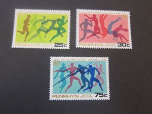 Penrhyn Islands 1976 Sc 81-3 set MH