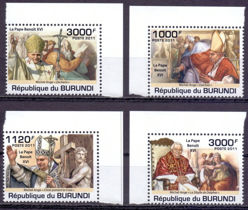 Burundi. 2011. Pope. MNH.