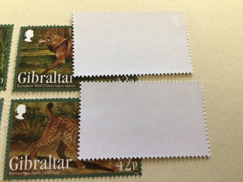 Gibraltar 2012 Endangered Animals mint never hinged  stamps  set A14038