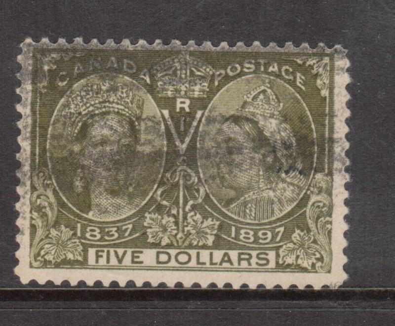 Canada #65 Very Fine Used With Parcel Cancel